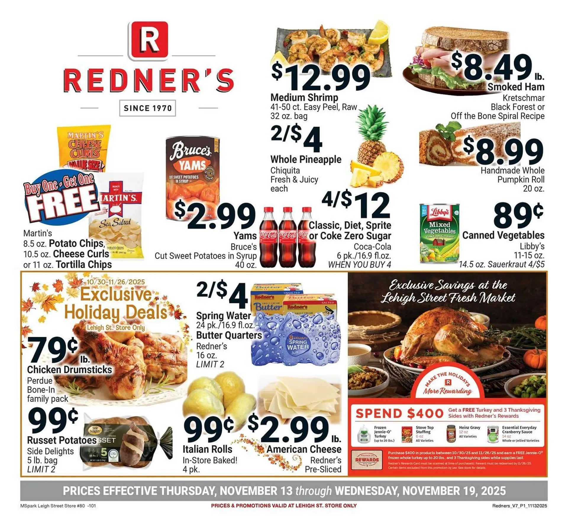 Weekly ad Redner's Warehouse weekly ad from November 13 to November 19 2025 - Page 1
