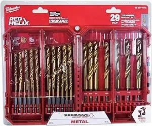 Milwaukee Electric - Shockwave Impact Duty. RED Helix. Titanium Drill B