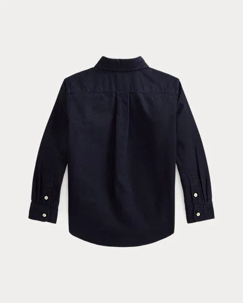 Garment-Dyed Cotton Oxford Shirt