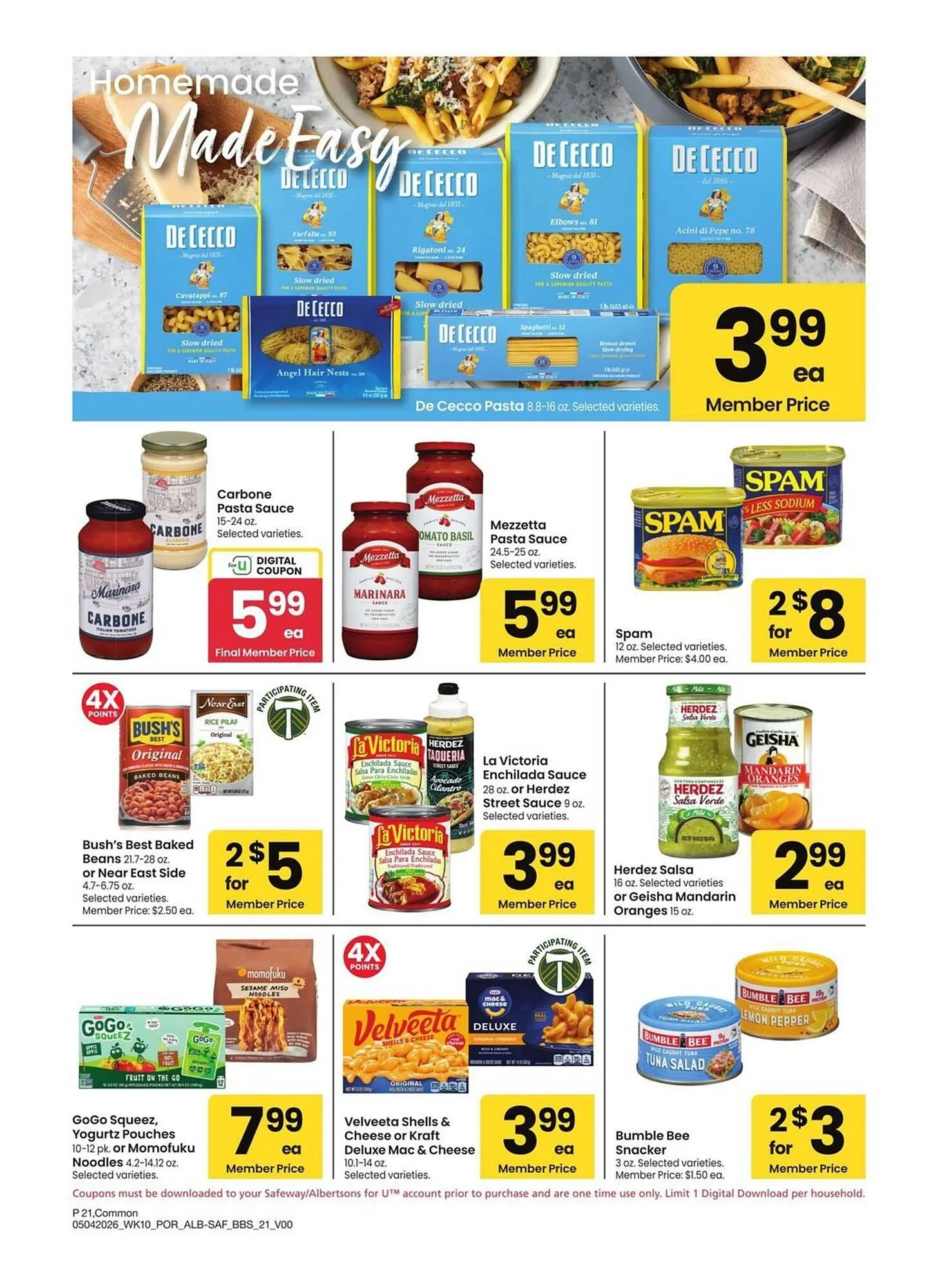 Weekly ad Albertsons weekly ad from May 4 to May 31 2026 - Page 21