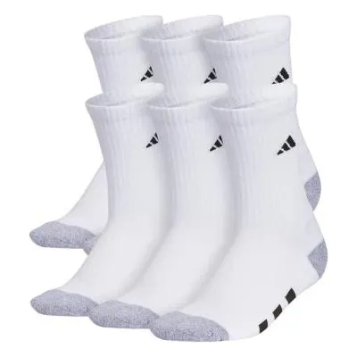 Kids' adidas Cushioned 6 Pack Crew Socks