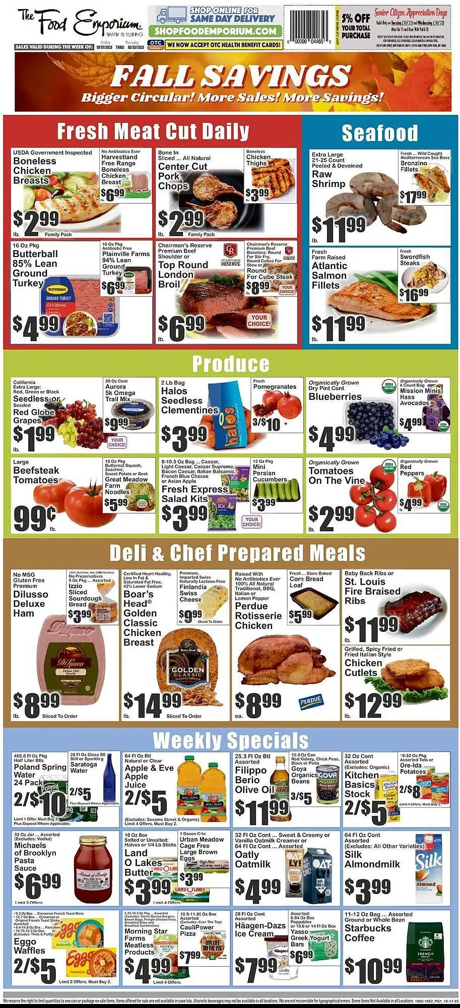 The Food Emporium circular - 1