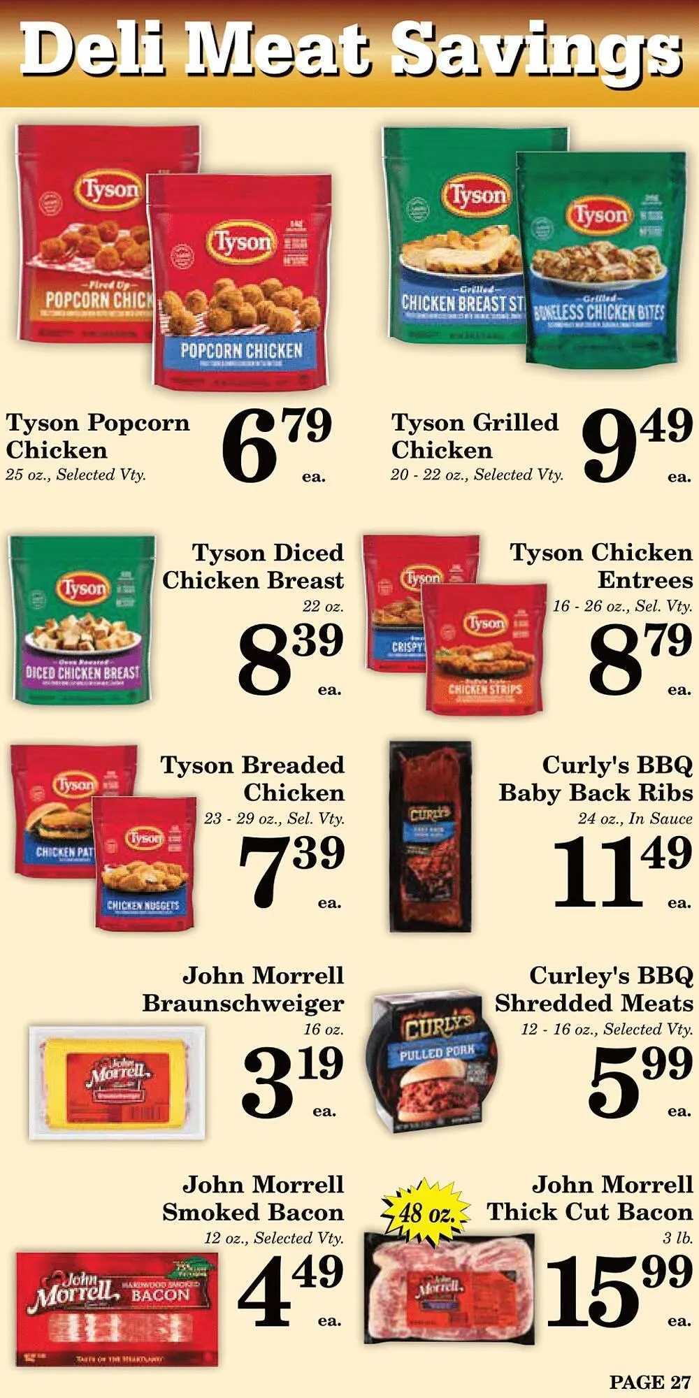 Weekly ad Harvest Foods ad from July 2 to July 29 2025 - Page 28