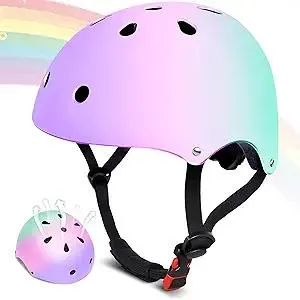 Kids Helmet for 2-3-5-8-14 Ages Girls and Boys, Ventilation and Impact Resistance Toddler Helmet for Multi-Sport Bicycle Scooter Inline Roller Skate and Skateboarding