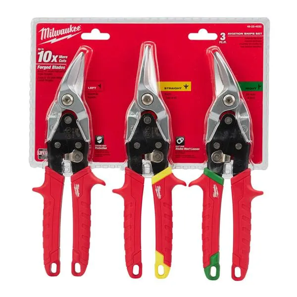 3-Pack Aviation Snip Set - 48-22-4533
