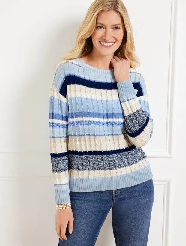 Crewneck Sweater - Multi Marl