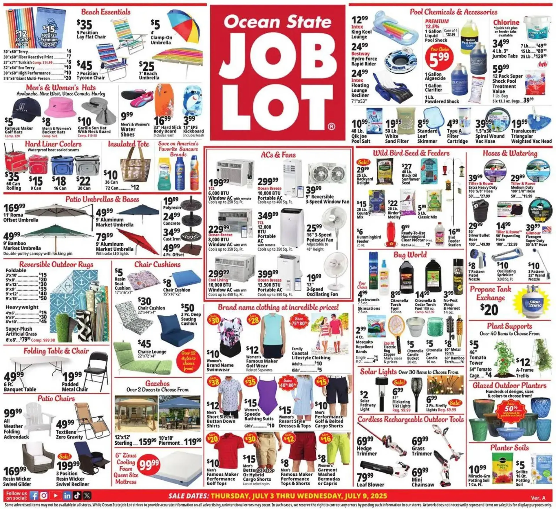 Weekly ad Ocean State Job Lot Weekly Ad from July 3 to July 10 2025 - Page 1