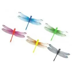 Multi Color Dragonflies (Pack of 12 pieces)