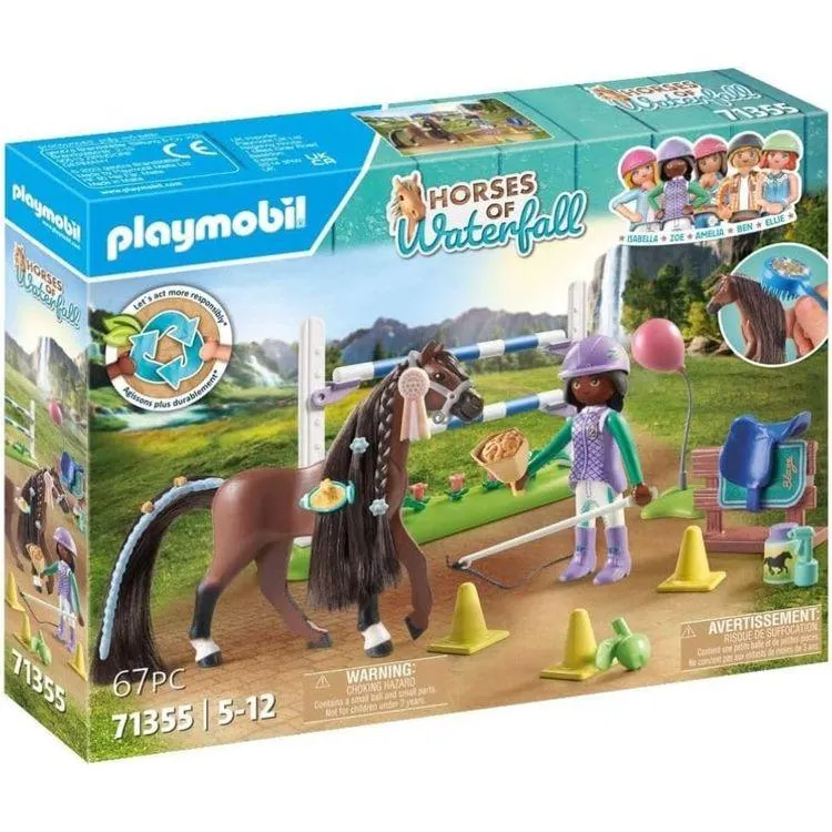 Equestrian Jumping Arena with Zoe and Blaze Playset