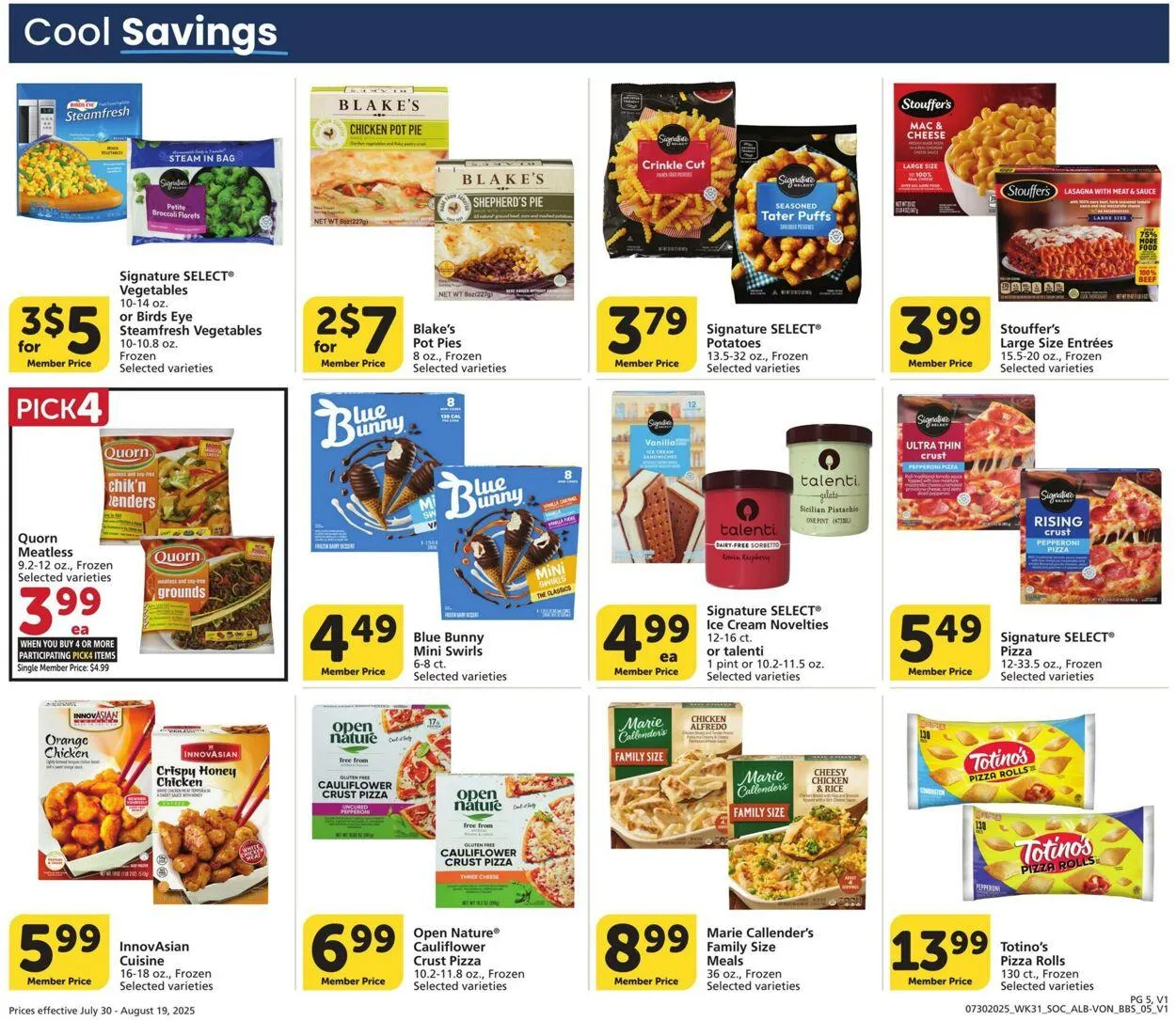 Catálogo de Vons Current weekly ad 30 de julio al 19 de agosto 2025 - Página 5