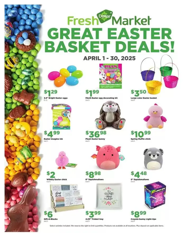 Weekly ad Exclusive deals for our customers from April 1 to April 30 2025 - Page 1