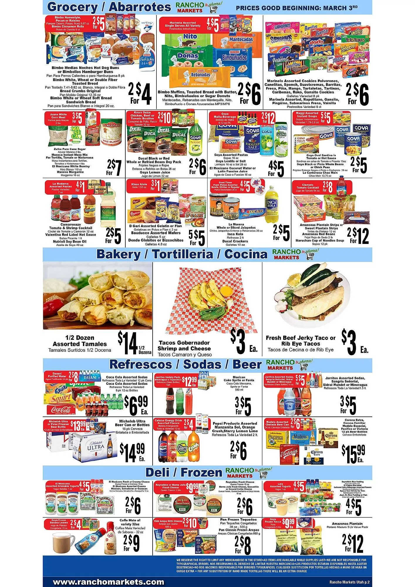 Weekly ad Rancho Markets weekly ad from March 3 to March 9 2026 - Page 2