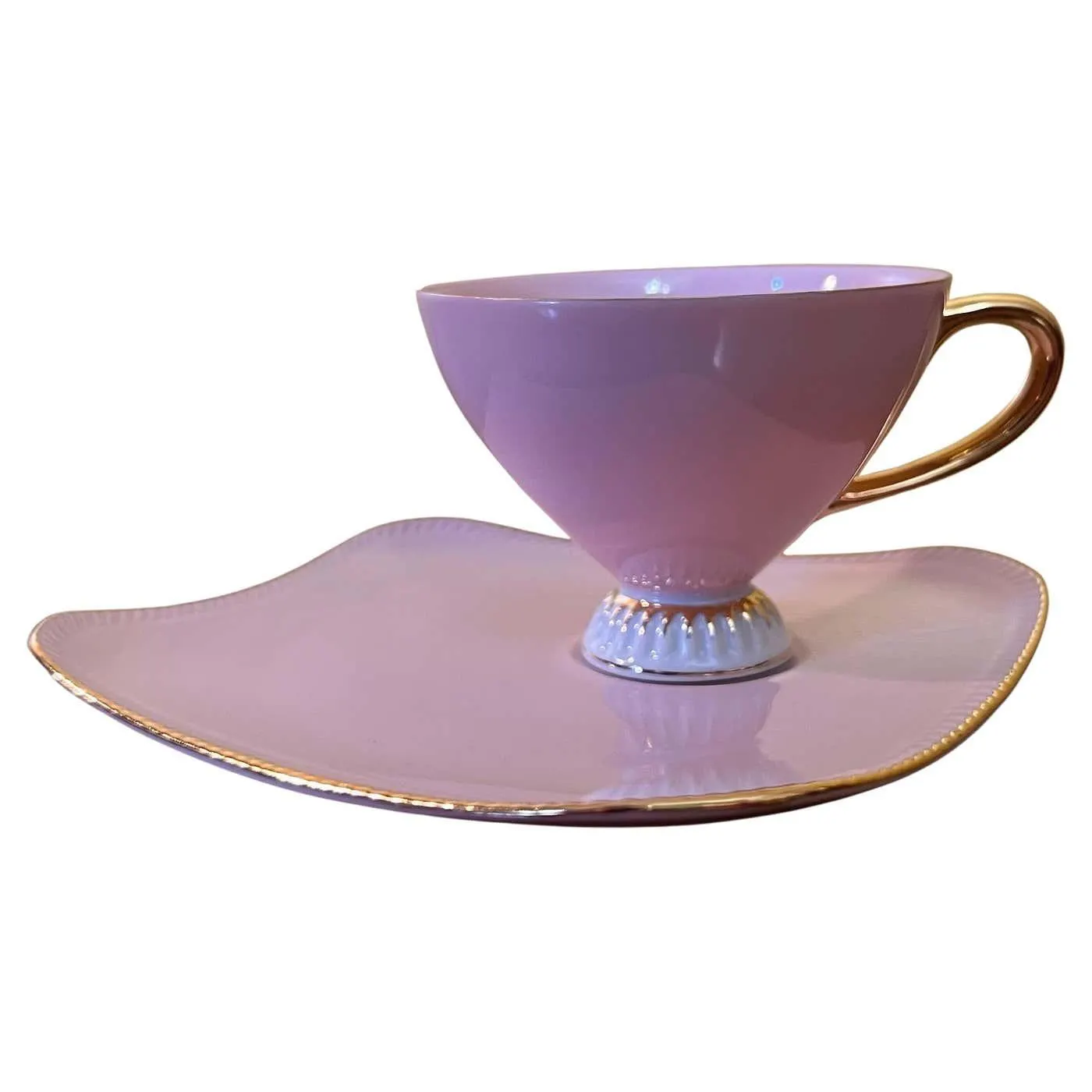 Vintage Westminster Pink Tea Cup & Tennis Set