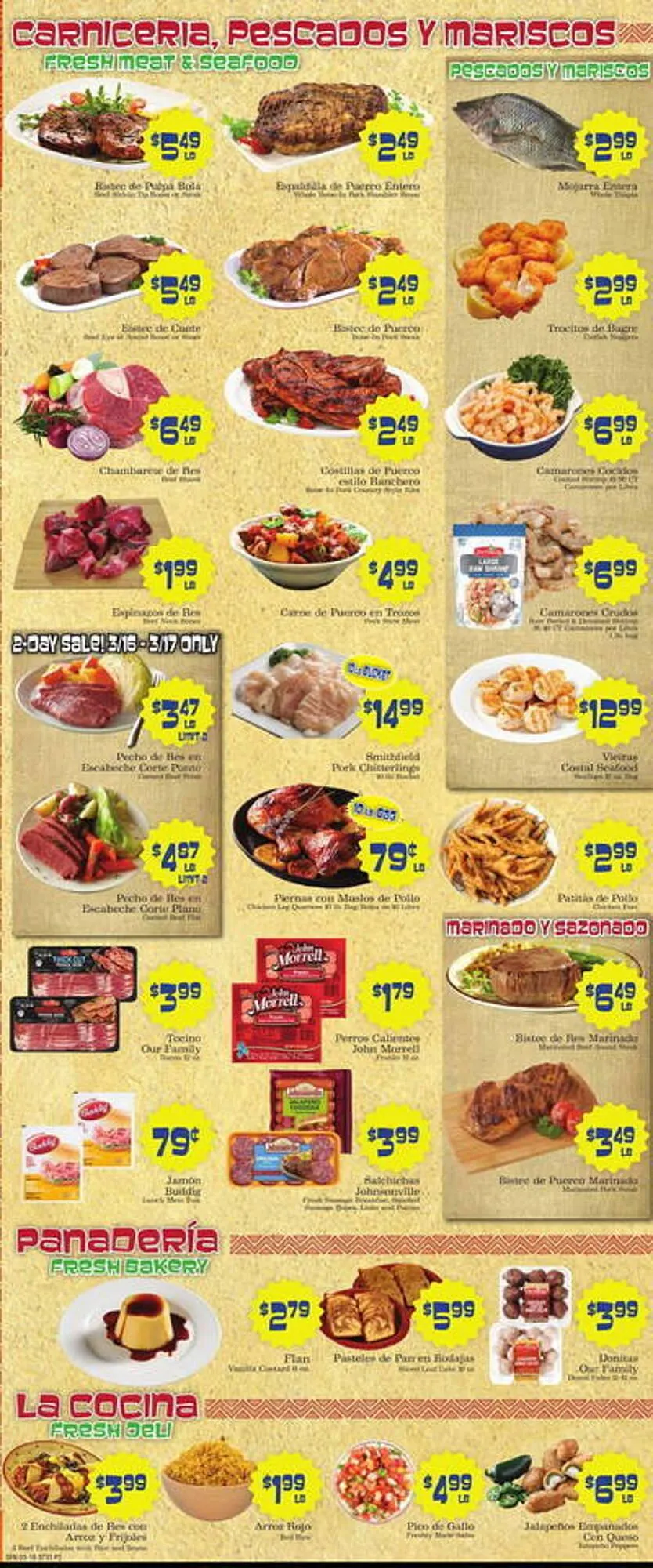 Catálogo de Supermercado Nuestra Familia Weekly Ad 16 de marzo al 22 de marzo 2025 - Página 2