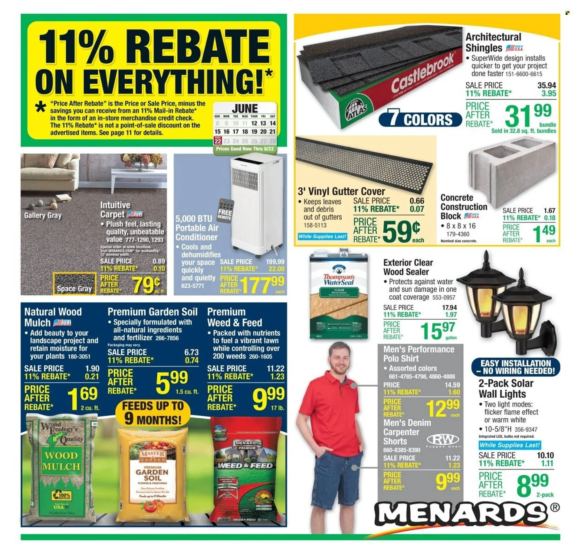 Weekly ad Menards Weekly Ad from June 12 to June 22 2025 - Page 1