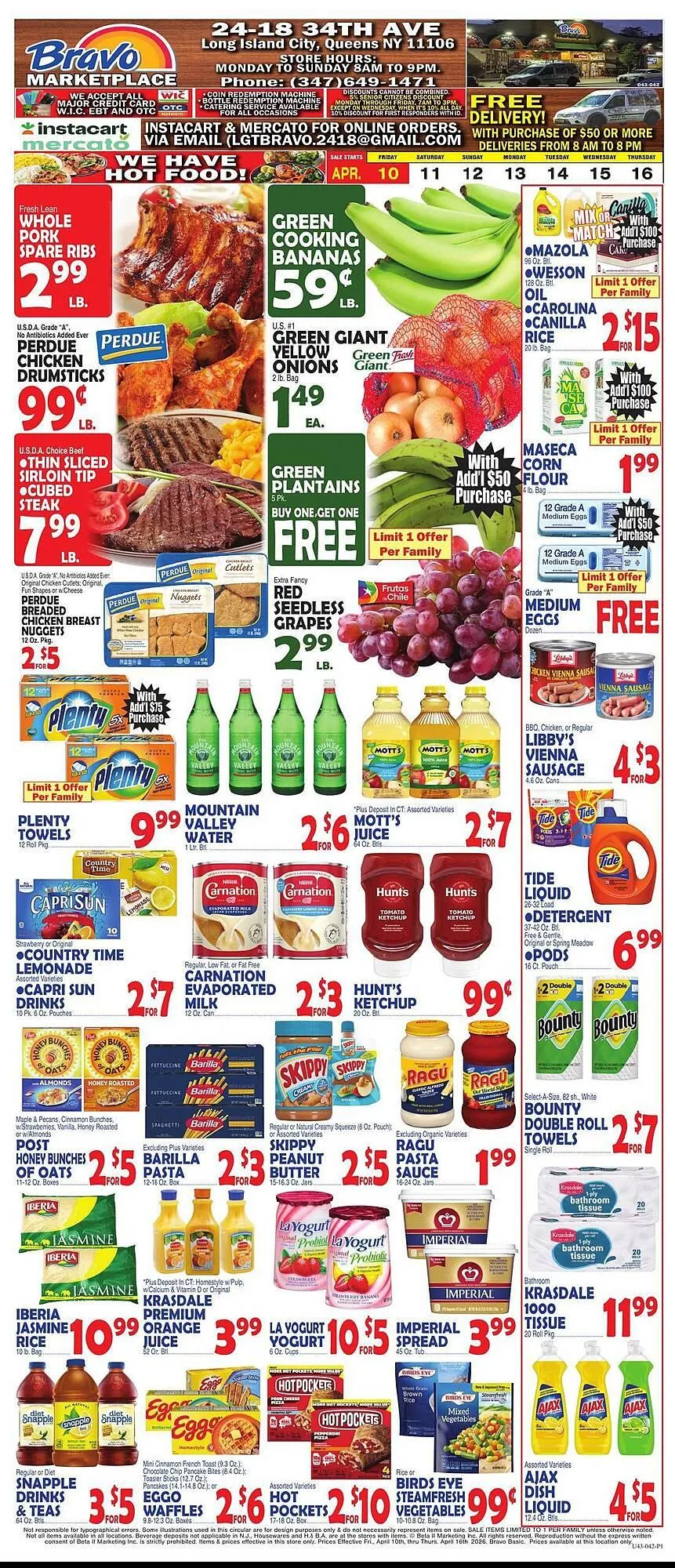 Weekly ad Bravo Supermarkets weekly ad from April 10 to April 16 2026 - Page 1