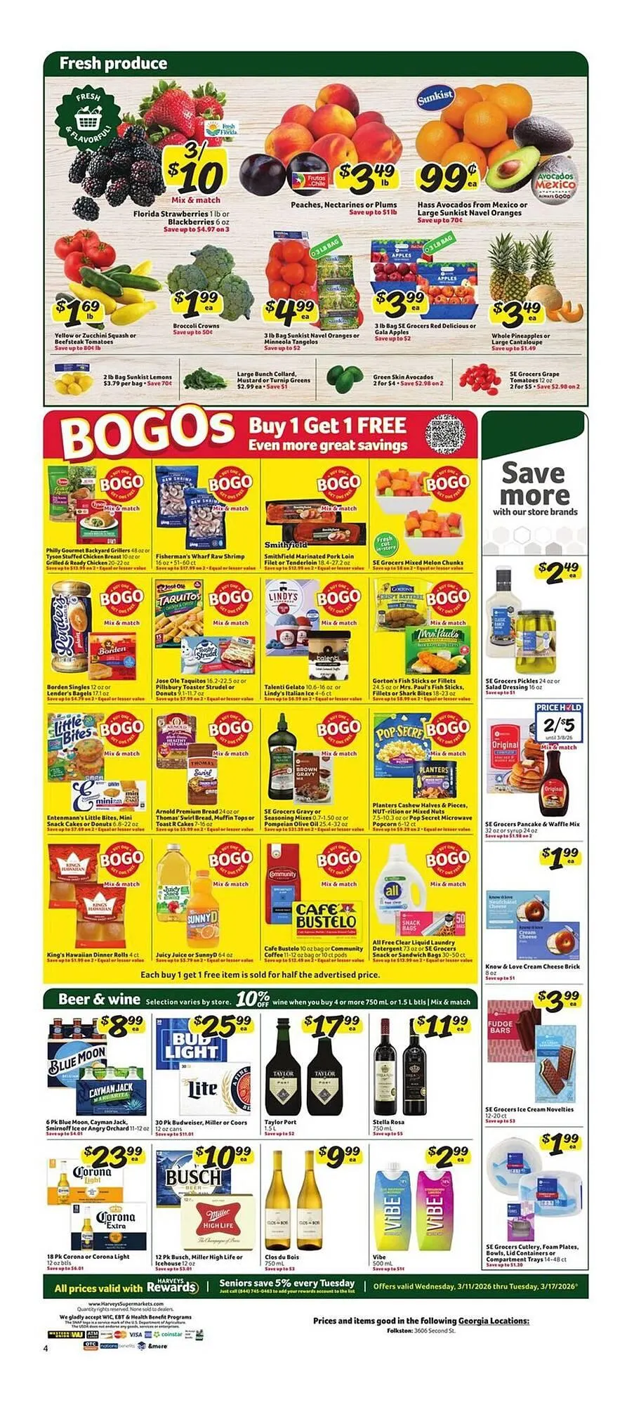 Weekly ad Harveys Supermarkets weekly ad from March 11 to March 17 2026 - Page 6