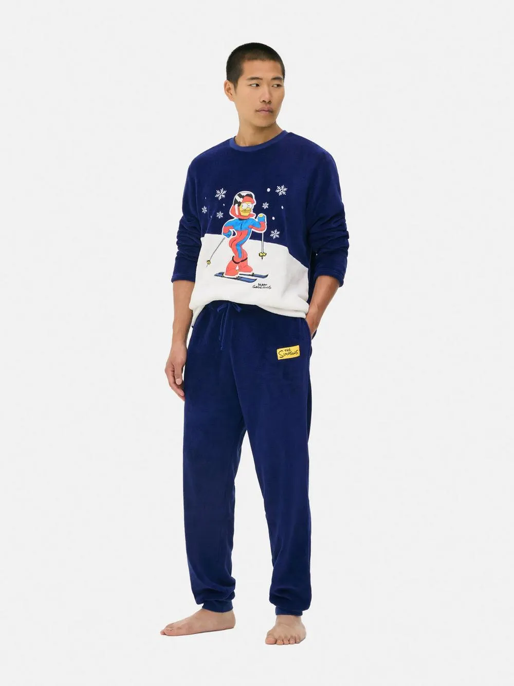 The Simpsons Ned Flanders Fleece Pajama Set