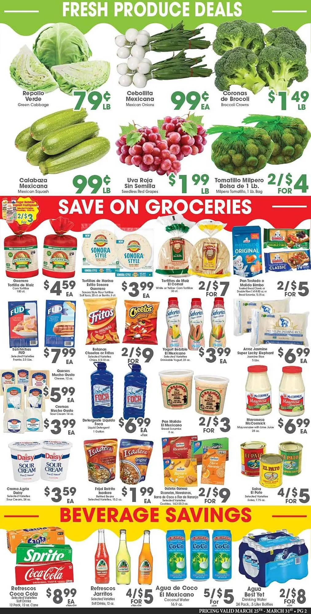 Weekly ad Arteagas Food Center weekly ad from March 25 to March 31 2026 - Page 2
