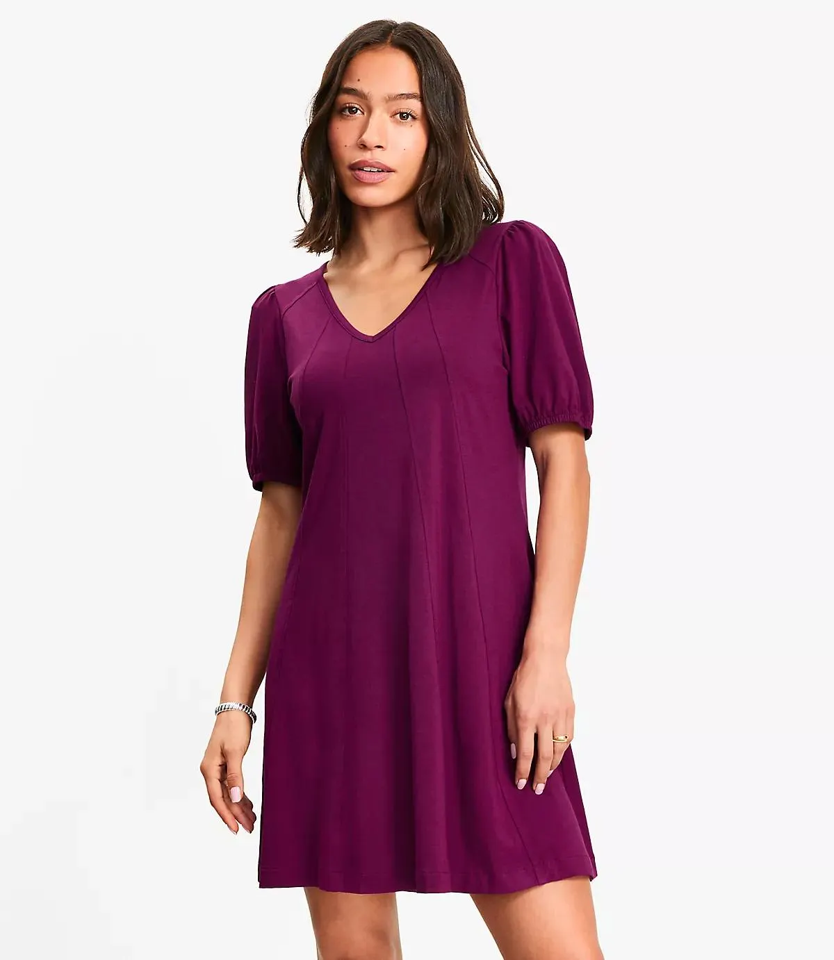 Seamed Mini Dress