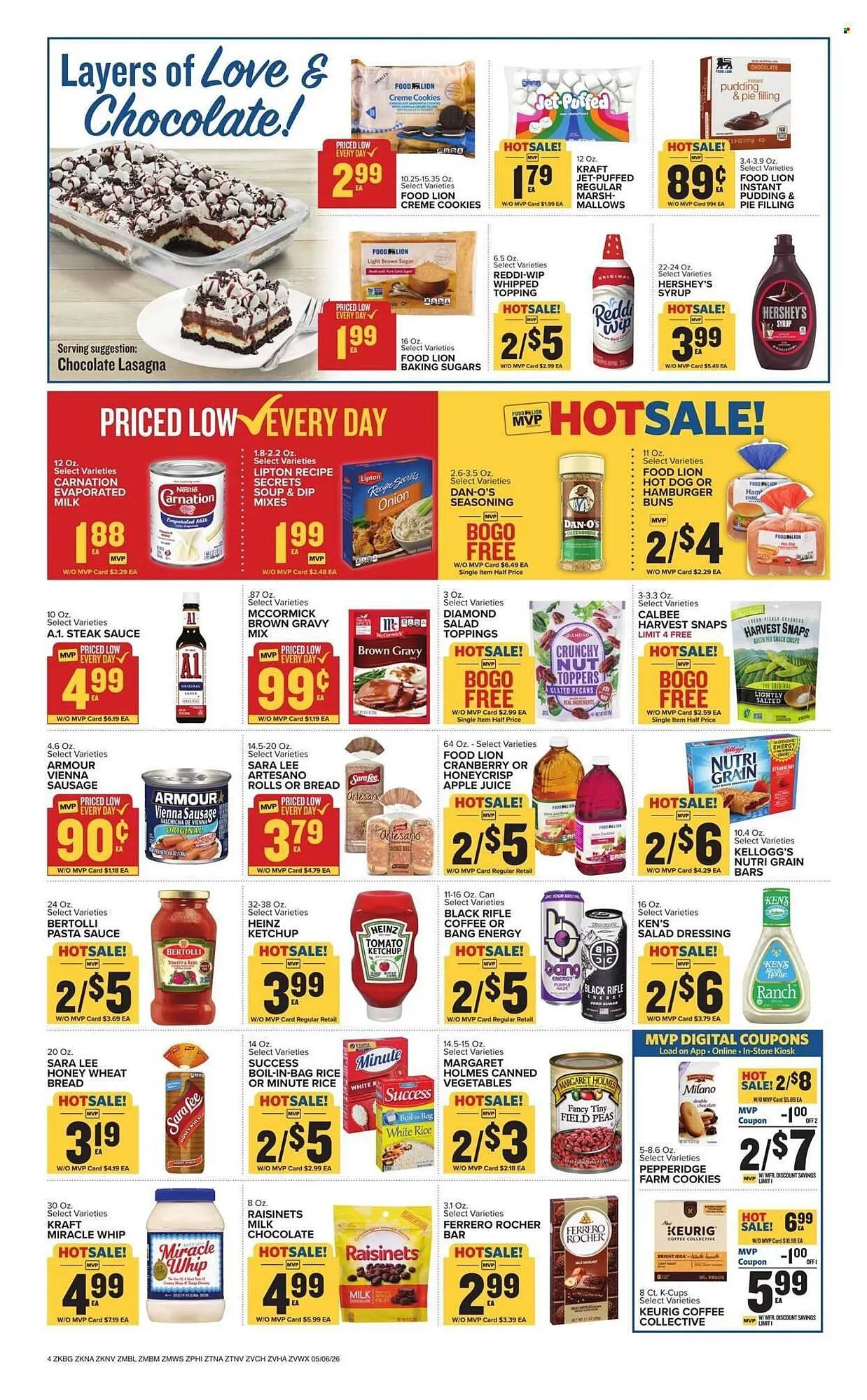Weekly promotion Food Lion weekly ad spanning from May 6 to May 12 2026 - Page 5 for Catalogue 365