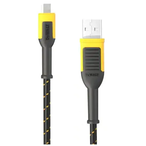 DeWalt Reinforced Micro-USB Cord 10 ft.