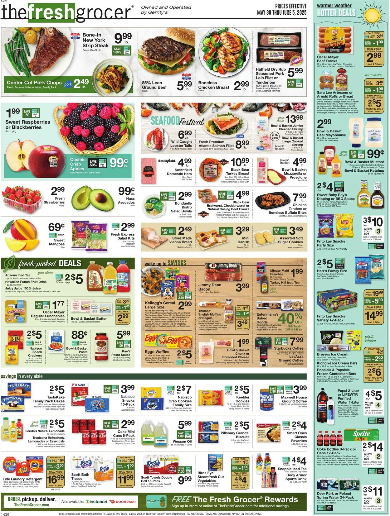 Weekly ad Gerrity's Supermarkets Current weekly ad from May 29 to June 5 2025 - Page 1