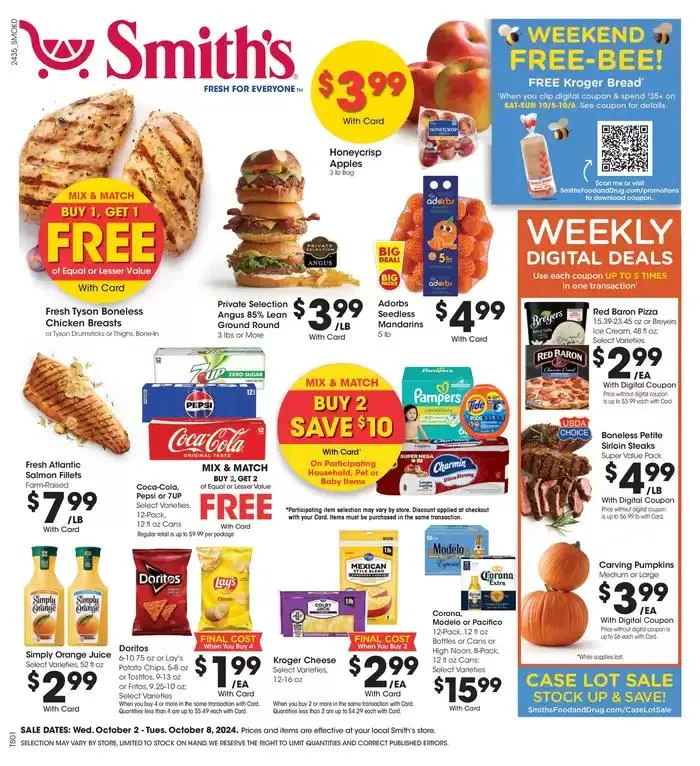 Weekly ad Discounts and promotions from October 2 to October 8 2024 - Page 1