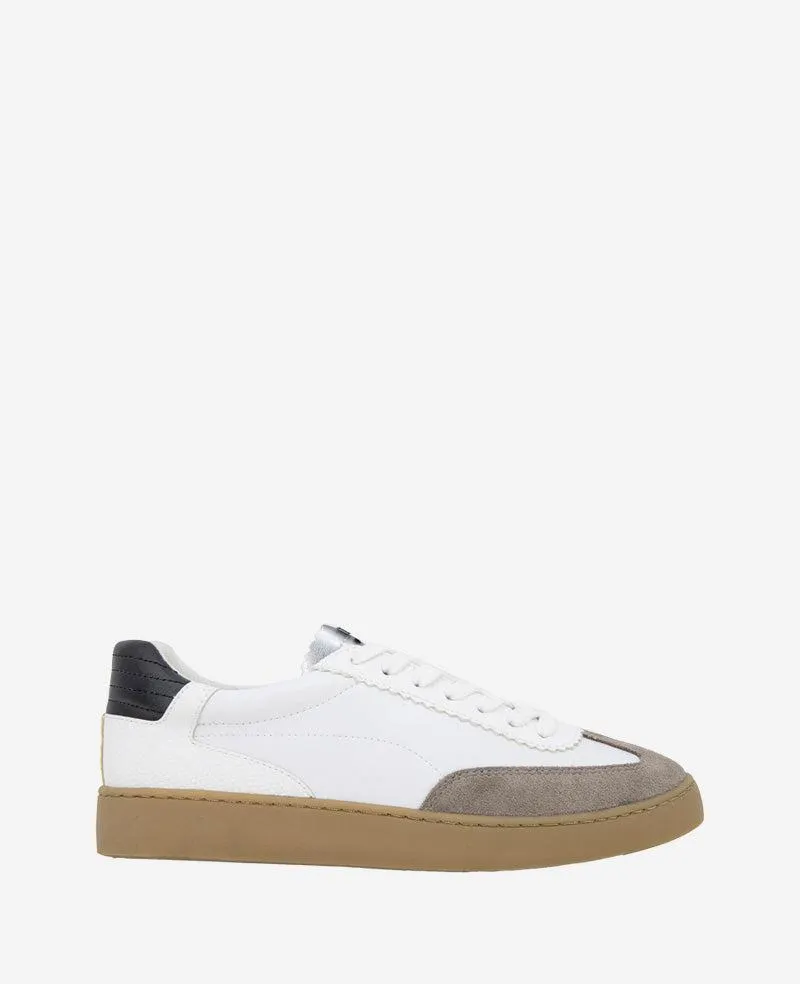 Sam Leather Sneaker - Grey/White