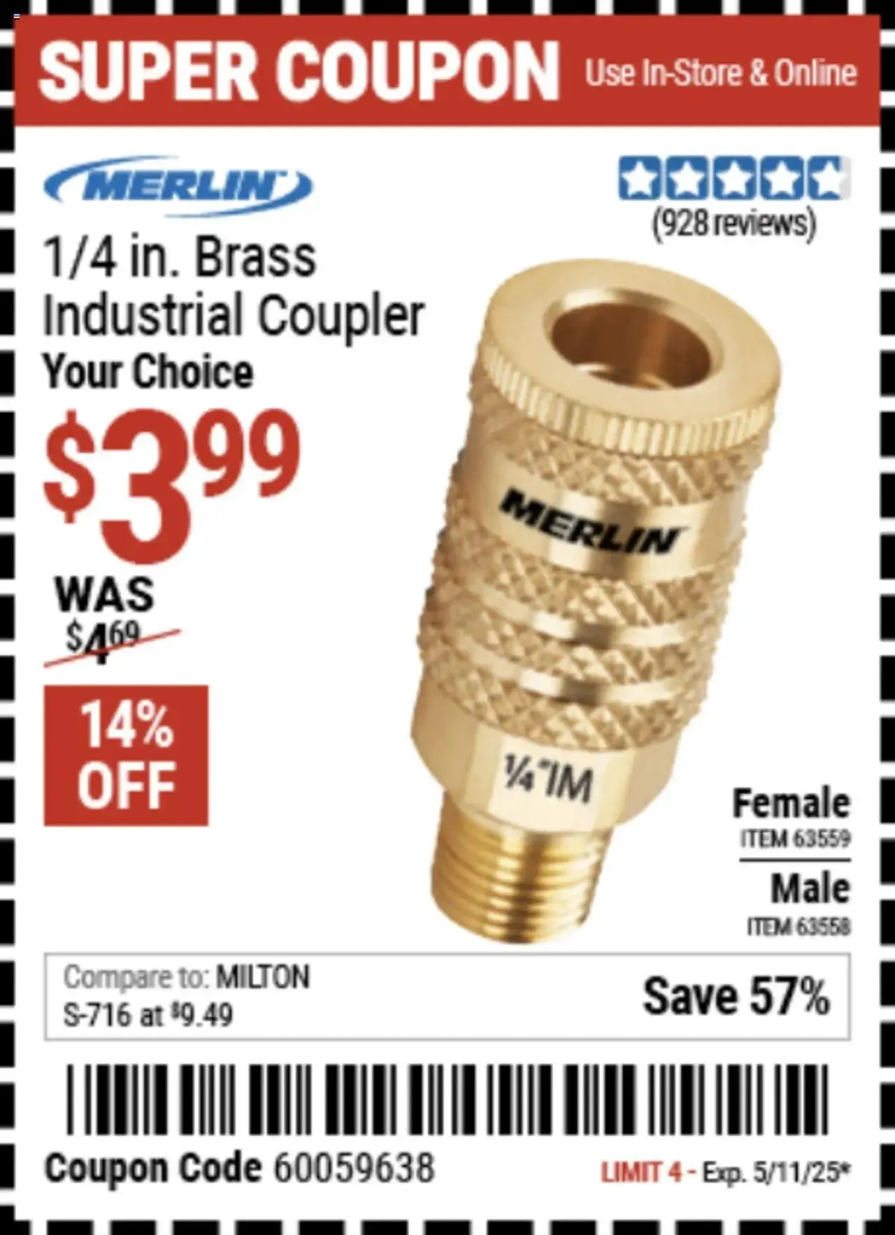 Weekly ad Harbor Freight Weekly Ad from April 28 to May 11 2025 - Page 4