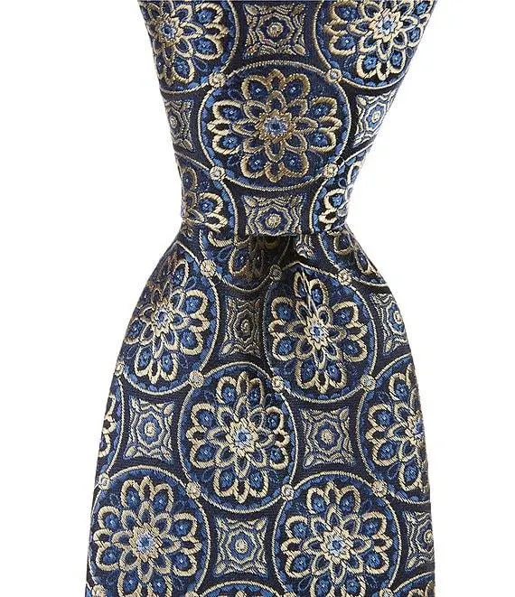 Classic Medallion 3 1/4" Silk Tie
