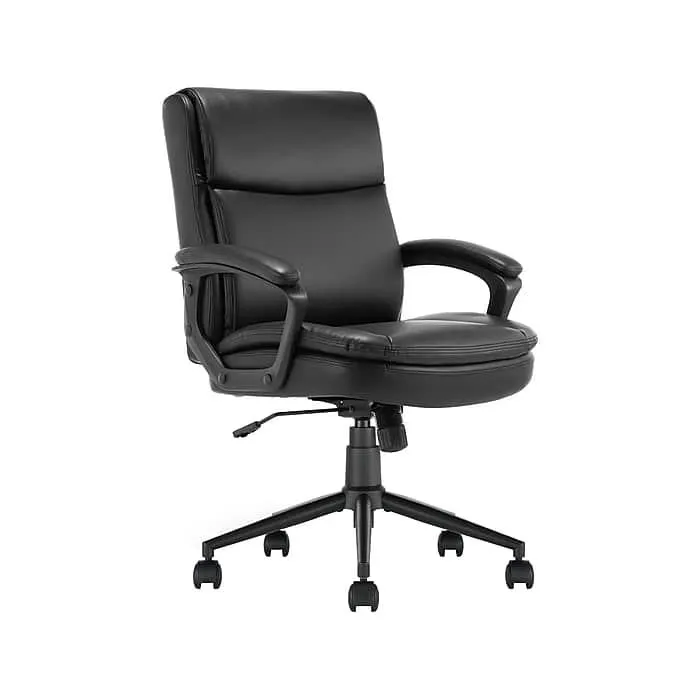 Click365 Transform 2.0 Ergonomic Bonded Leather Swivel Desk Chair,