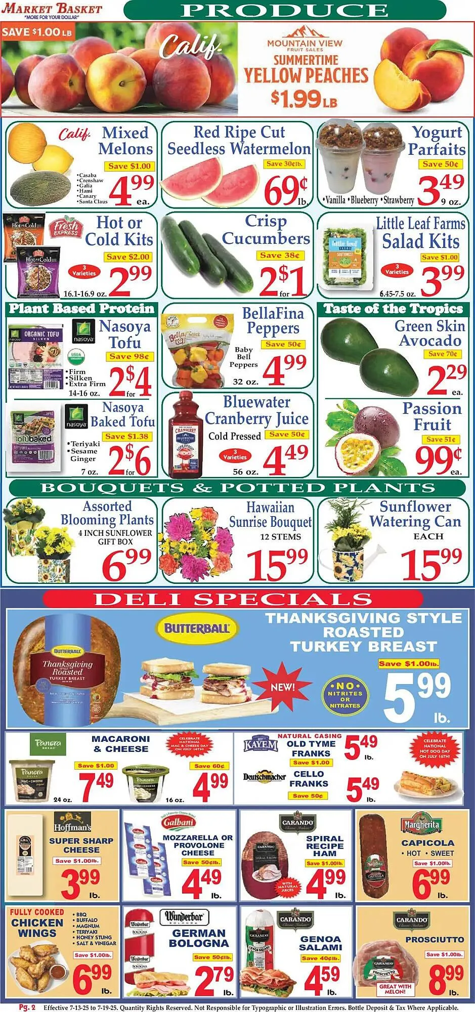 Weekly ad Market Basket Weekly Ad from July 13 to July 19 2025 - Page 2