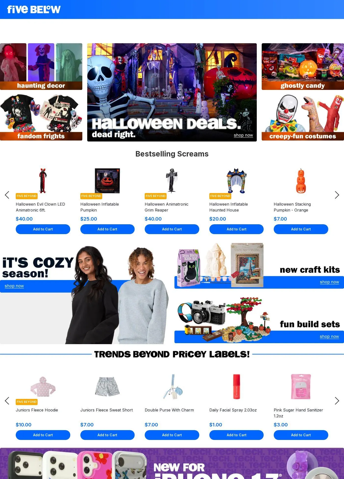 Weekly ad Five Below from October 1 to October 31 2025 - Page 1