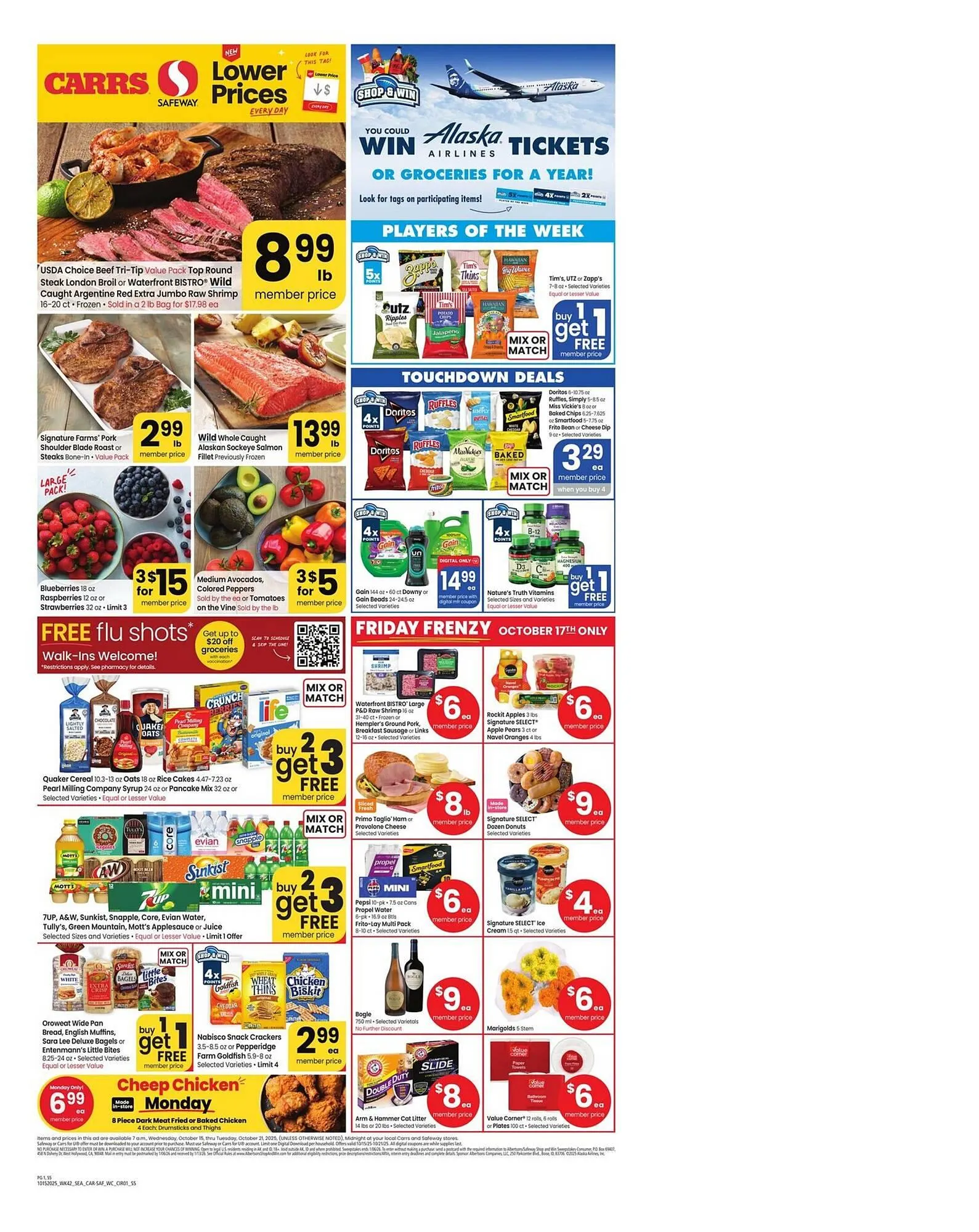 Weekly ad Carrs weekly ad from October 15 to October 21 2025 - Page 1