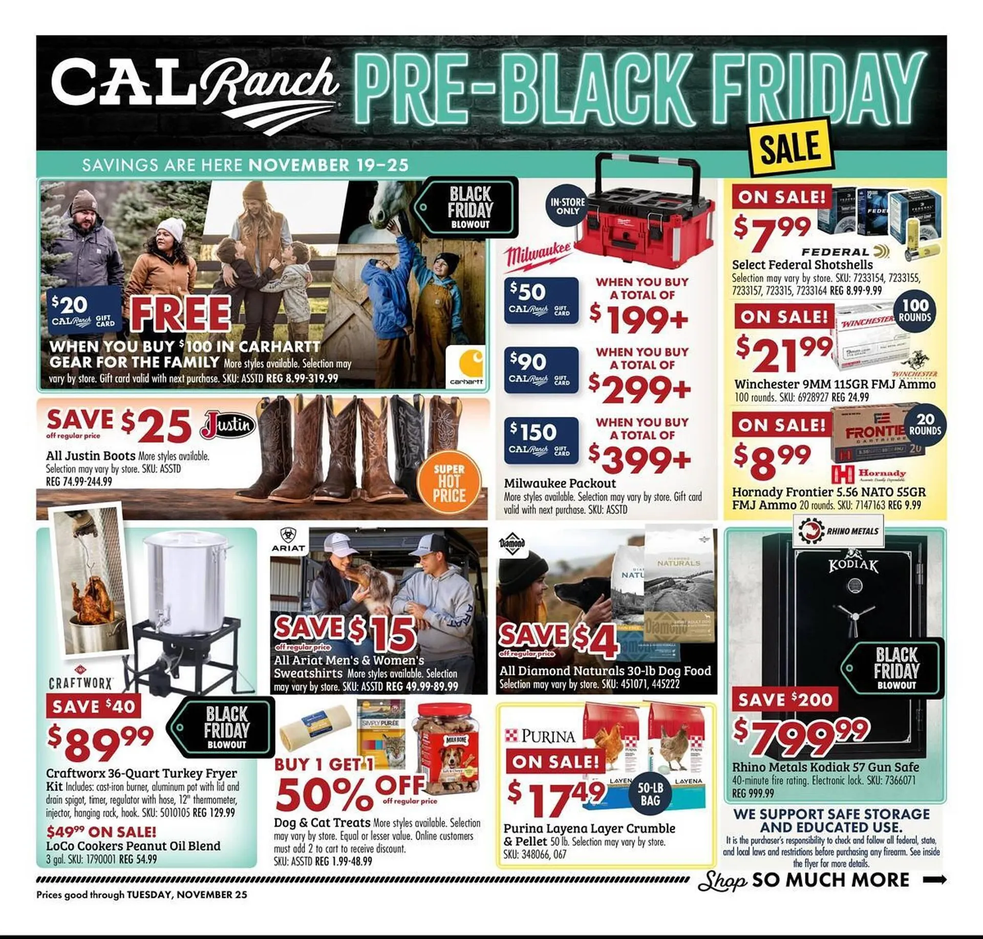 Weekly ad C A L Ranch Stores weekly ad from November 19 to November 25 2025 - Page 1