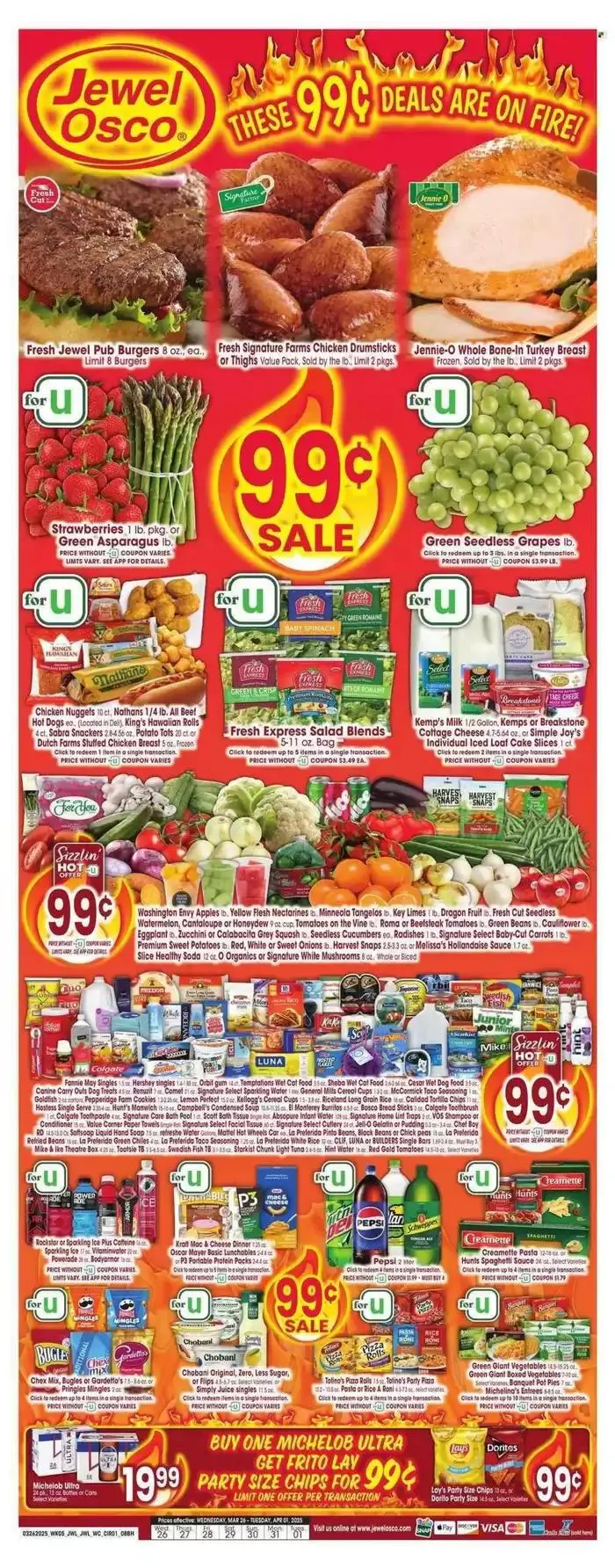 Weekly ad Jewel-Osco Weekly ad from March 26 to April 1 2025 - Page 1