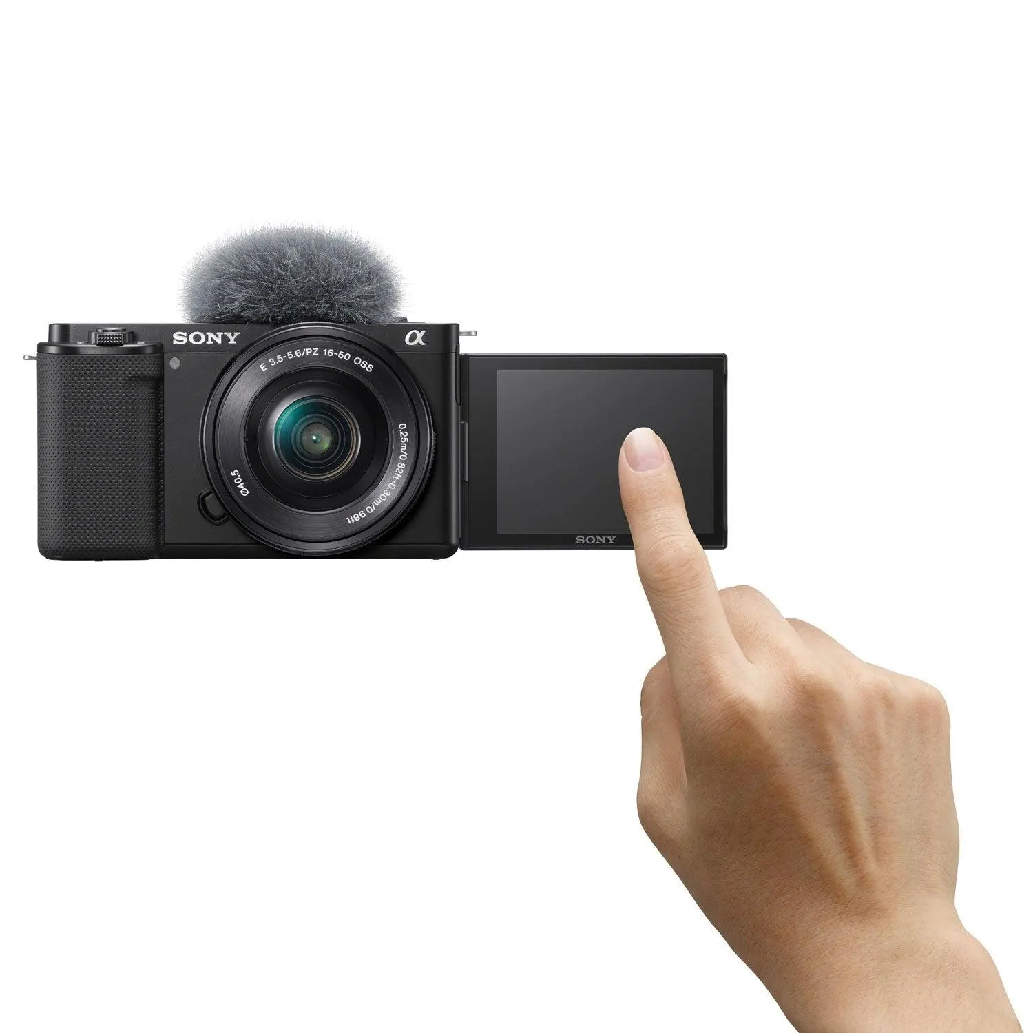 Sony Alpha ZV-E10 Interchangeable Lens Mirrorless Vlog Camera w/ 16-50mm Lens (Black)