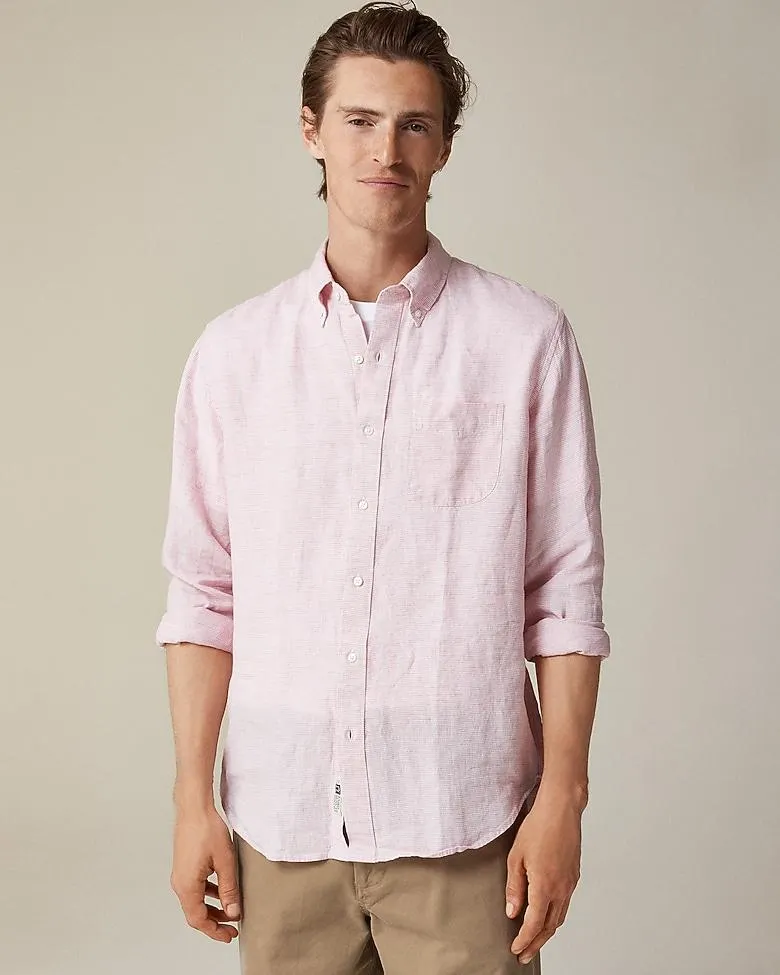 Slim Baird McNutt Irish linen shirt