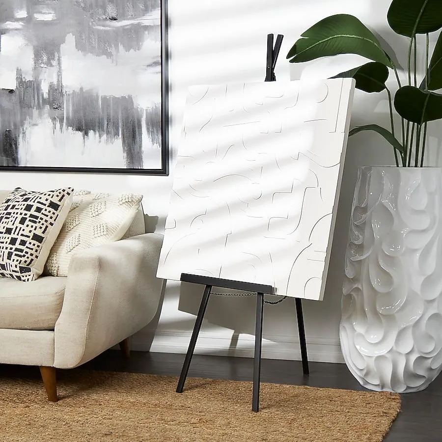 Grayson Lane Black Iron Modern Decorative easel