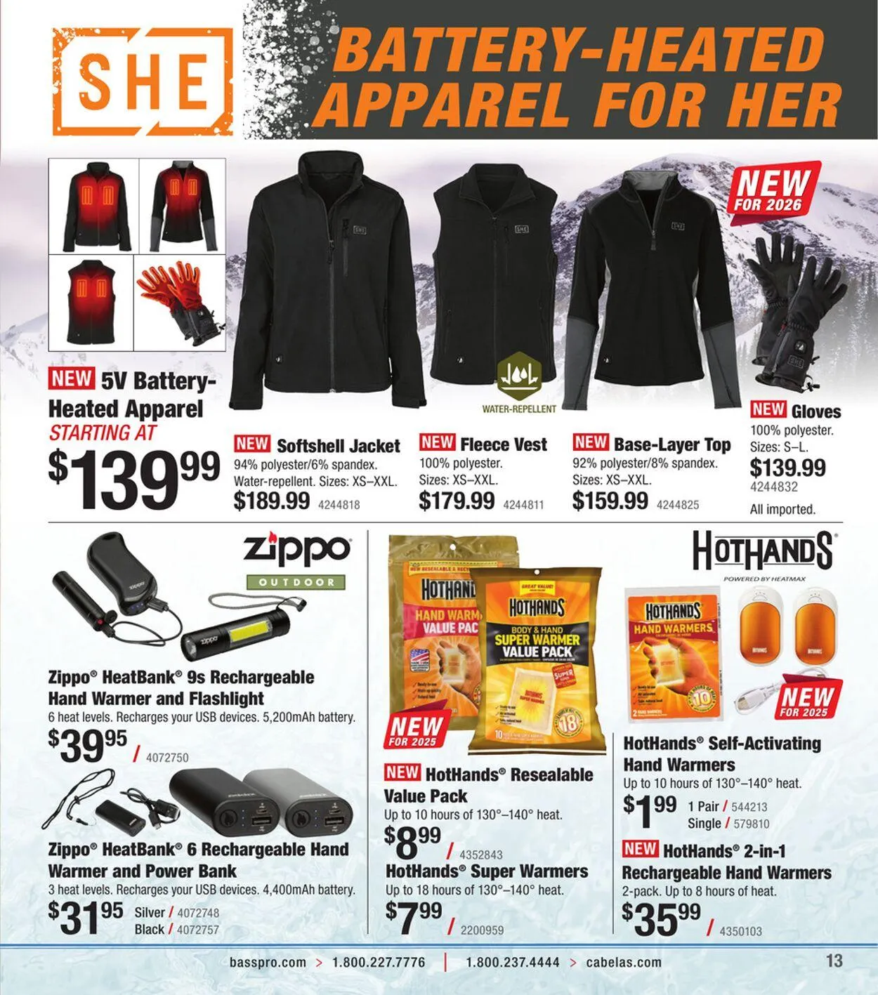 Weekly promotion Cabela's Current weekly ad spanning from November 30 to December 14 2025 - Page 13 for Catalogue 365