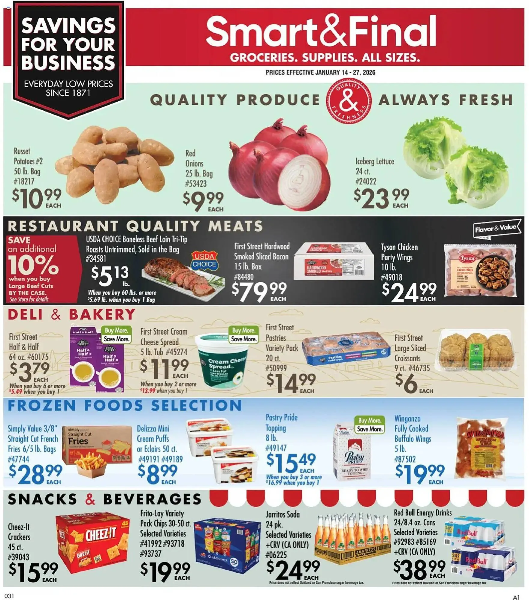 Weekly ad Smart & Final weekly ad from January 13 to January 28 2026 - Page 1