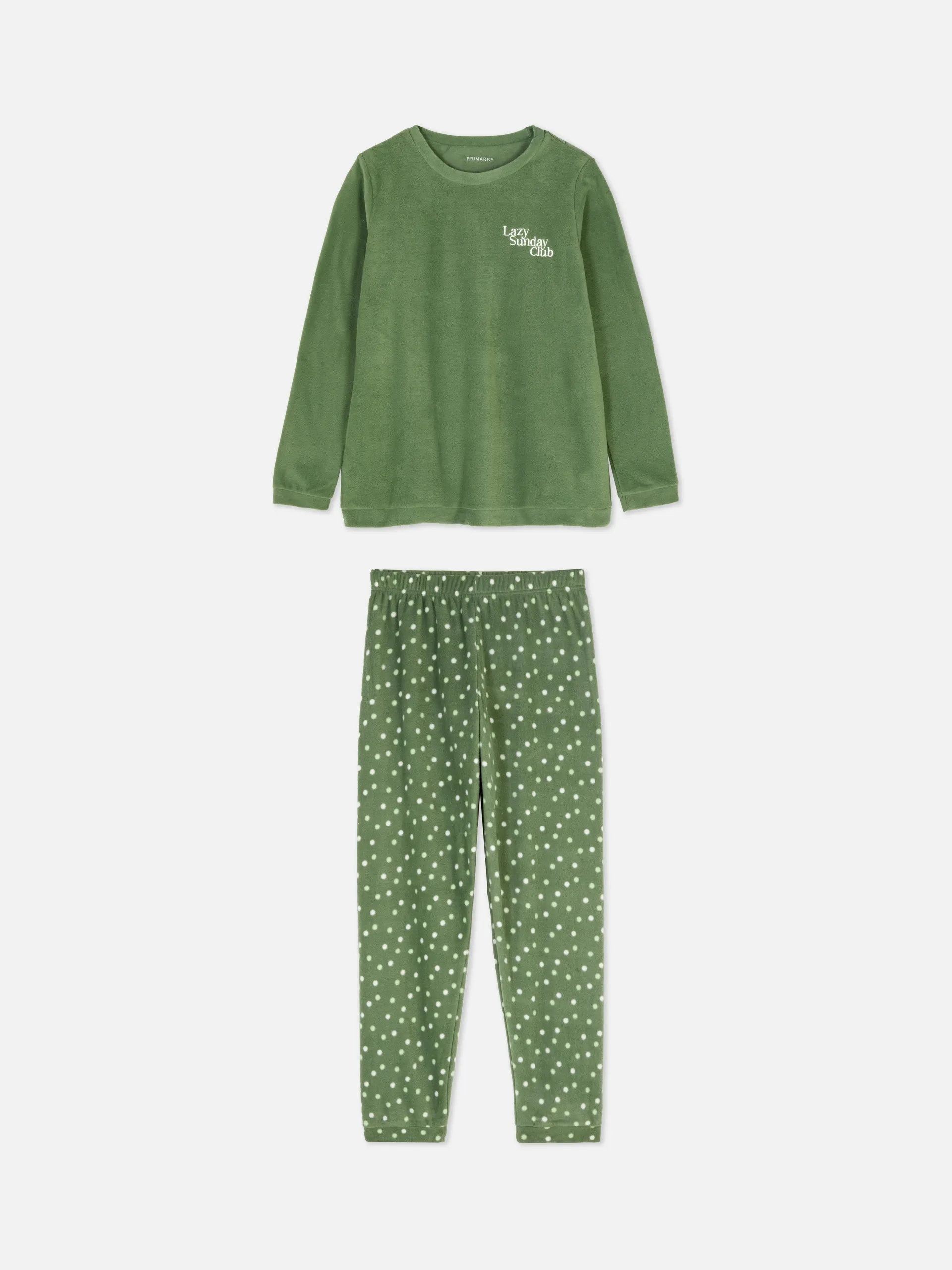 Cozy Fleece Long Sleeve Pajamas