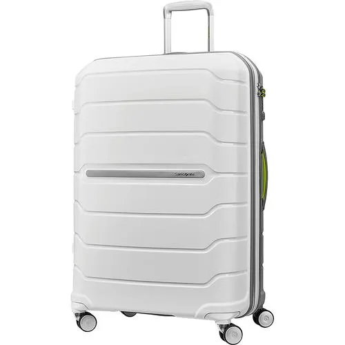 Samsonite Freeform 28 Large Spinner Luggage; White/Grey - Open Box