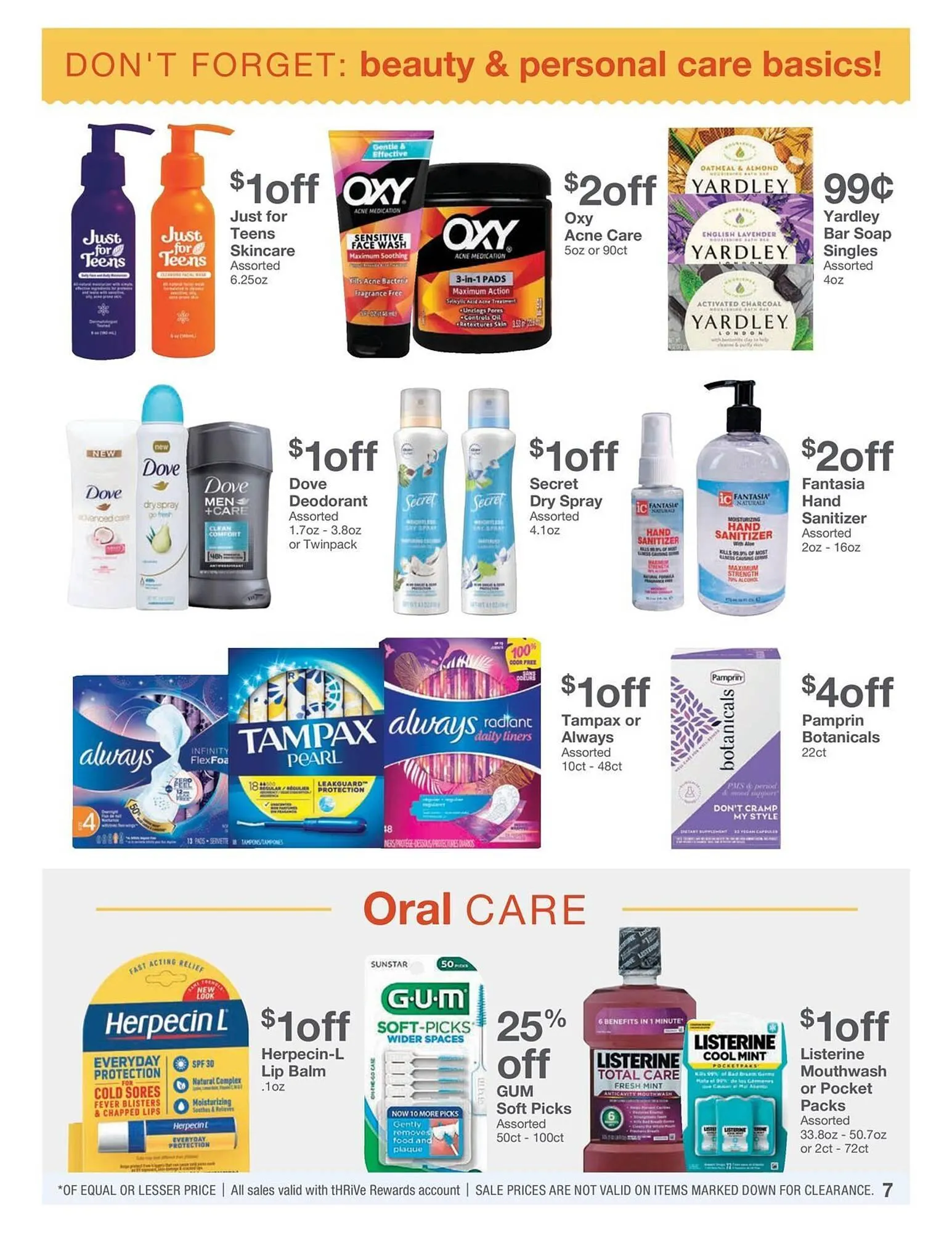 Weekly promotion Kinney Drugs Weekly Ad spanning from August 1 to August 31 2025 - Page 7 for Catalogue 365