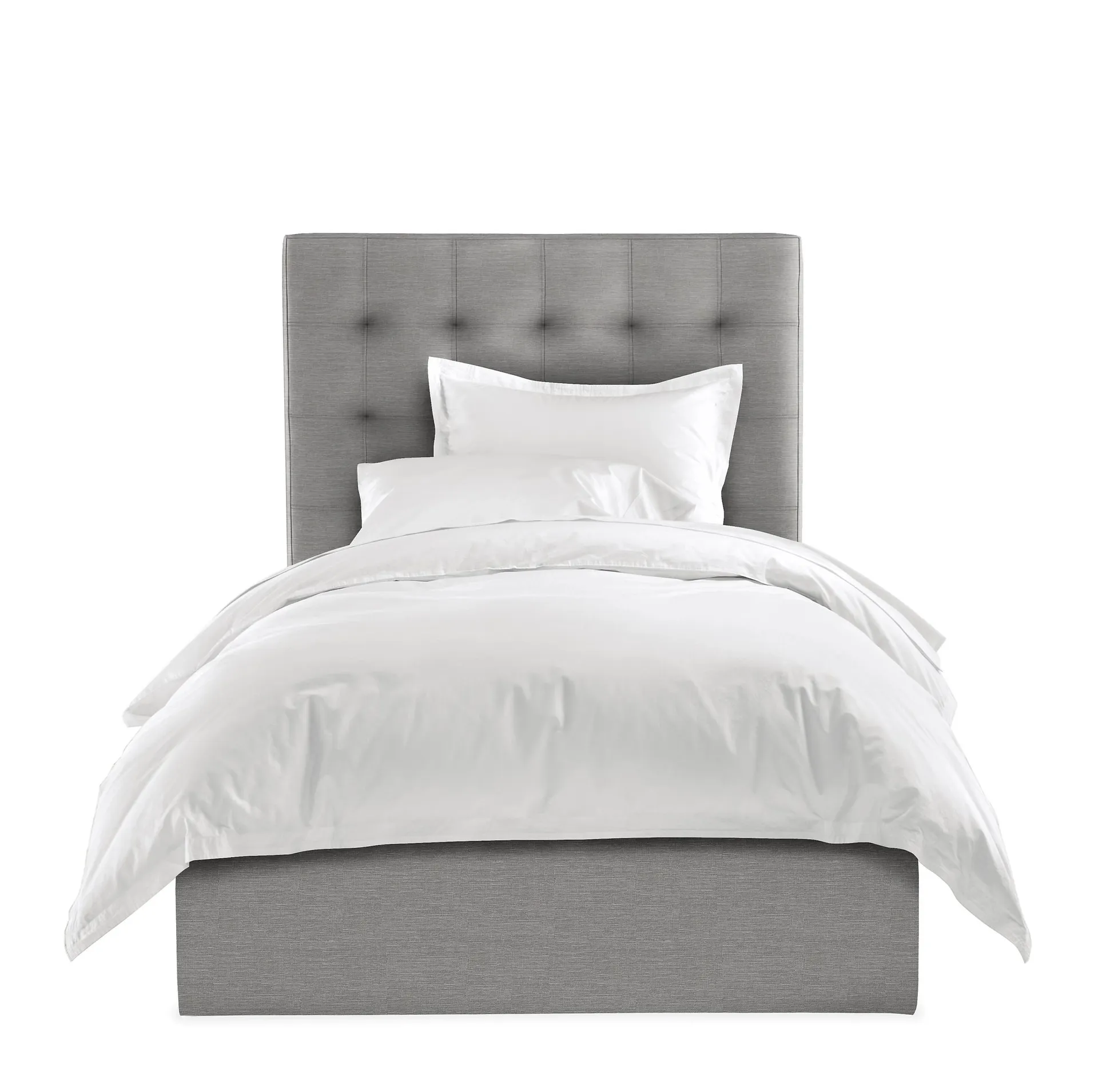 Avery Twin 48" Headboard Bed in Destin Cement