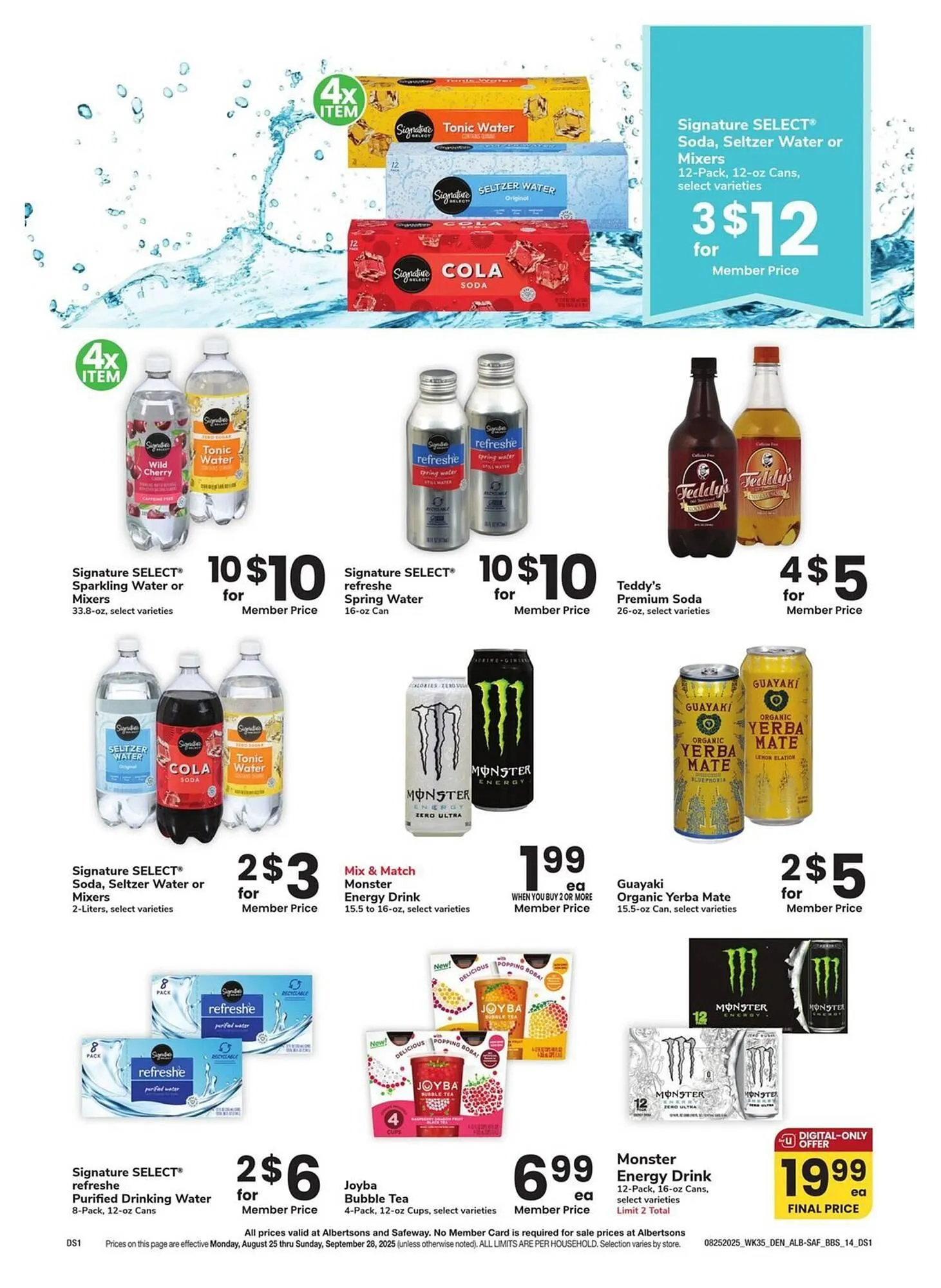 Weekly ad Albertsons Weekly Ad from August 25 to September 28 2025 - Page 14