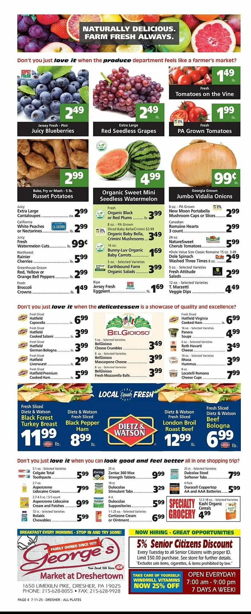 Weekly ad George's Market Weekly Ad from July 11 to July 17 2025 - Page 4