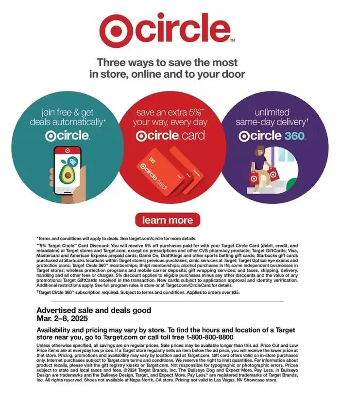 Weekly ad Target flyer from March 3 to March 17 2025 - Page 34