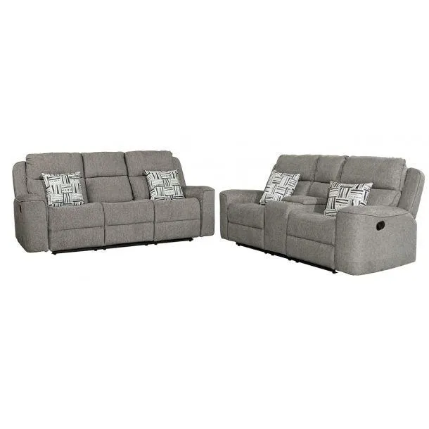 Sofa and Loveseat by Best Home - Gray
